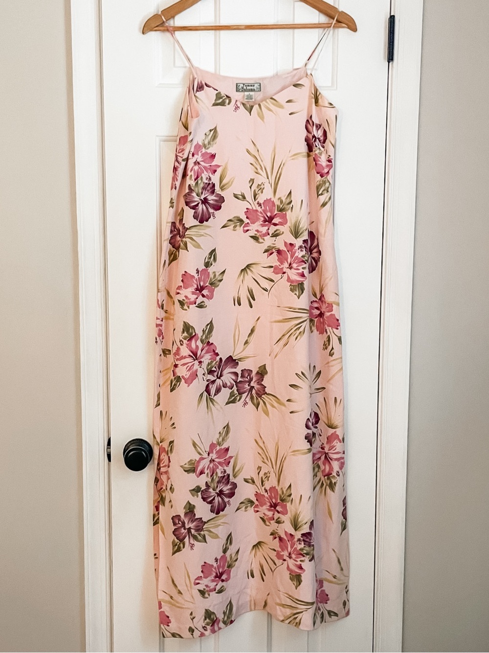 Tommy Bahama Linen/Silk Floral Slip Dress